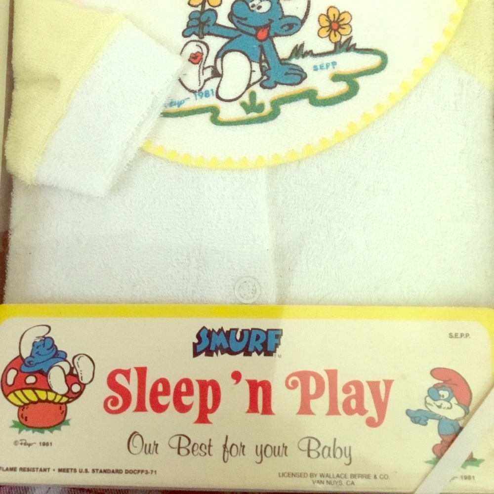 Vintage 1986, SMURF Sleeper